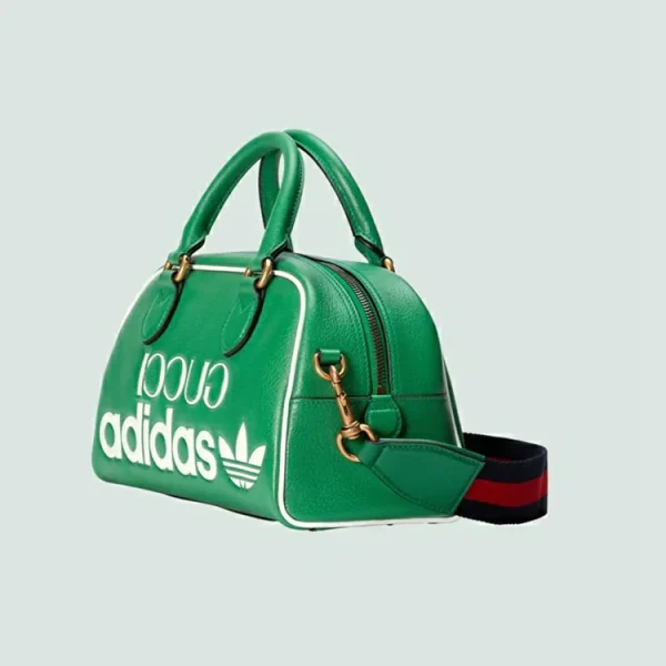 GUCCI Adidas X Medium Duffle Bag - Grønt Læder