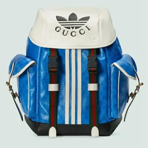 GUCCI Adidas X Rygsæk - Blå Krystal Canvas
