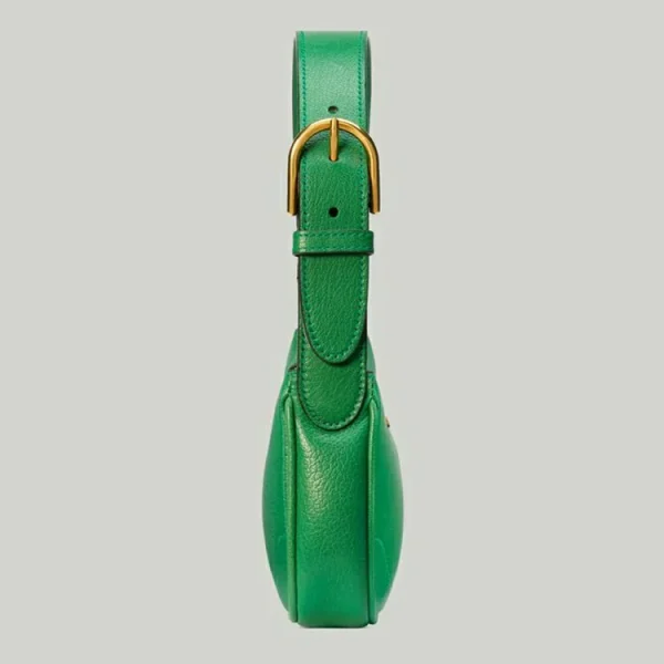 GUCCI Aphrodite Mini Skuldertaske - Grønt Læder