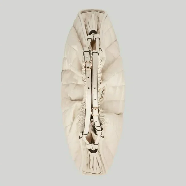 GUCCI Deco Medium Tote Bag - Hvidt læder