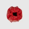 GUCCI GG Marmont Matelassé Mini Bucket Bag - Rødt Læder