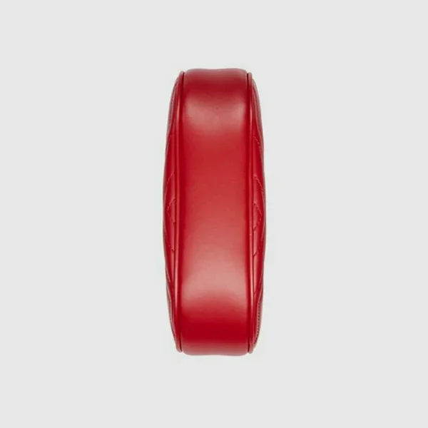 GUCCI GG Marmont Matelassé Mini Taske - Rødt Læder