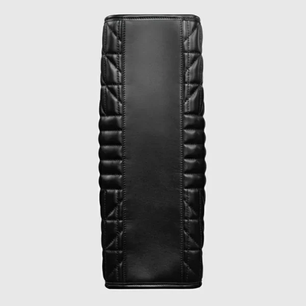 GUCCI GG Marmont Medium Tote Bag - Sort Læder