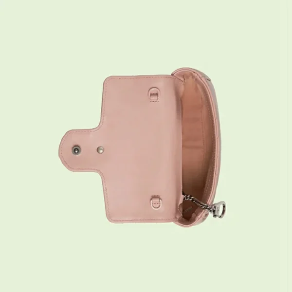 GUCCI GG Marmont bæltetaske - Lyserødt læder
