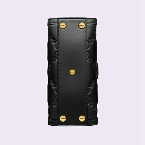 GUCCI GG Matelassé håndtaske - sort læder