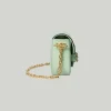 GUCCI Horsebit 1955 Lille skuldertaske - Lysegrønt læder