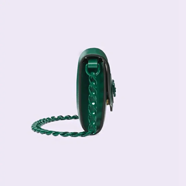 GUCCI Horsebit 1955 Mini Taske - Grønt Læder