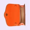 GUCCI Horsebit 1955 Mini Taske - Orange Læder