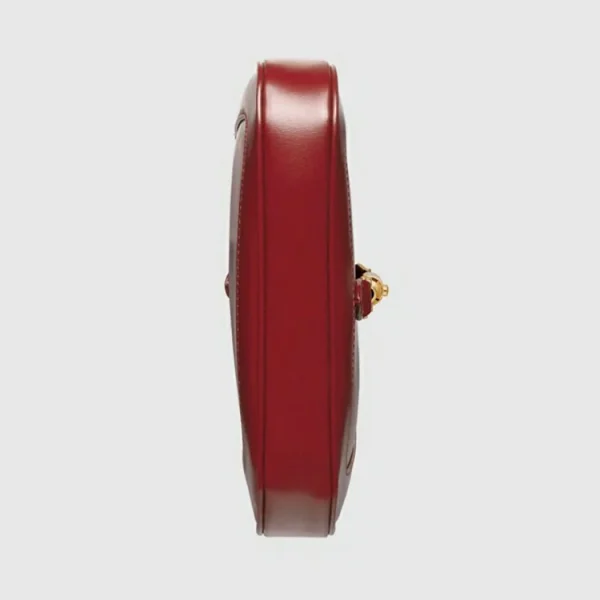 GUCCI Jackie 1961 Mini Skuldertaske - Rødt Læder