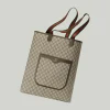 GUCCI Ophidia GG Stor mulepose - Beige And Ebony Supreme