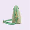 GUCCI Ophidia Jumbo GG Lille skuldertaske - Camel And Mint Canvas