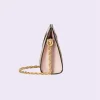 GUCCI Ophidia Jumbo GG Lille skuldertaske - Camel And Pink Canvas