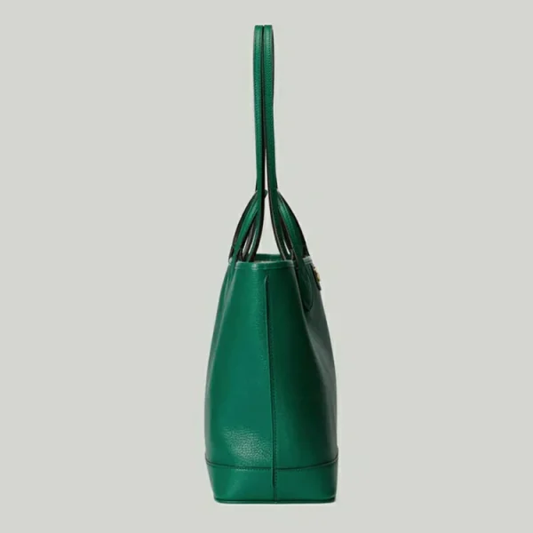 GUCCI Ophidia Medium Tote Bag - Grønt Læder