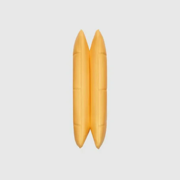 GUCCI Petite GG Lille mulepose - gult læder