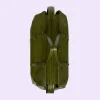GUCCI Stor mulepose Med Tonal Dobbelt G - Skovgrønt Læder
